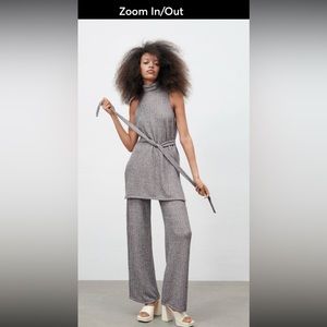 Zara Colorful Wide Leg Pants